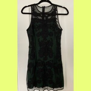 Vintage Lace Mini Dress